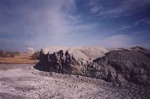Fly ash stored at the landfill on Alberta-Pacific's land near Athabasca