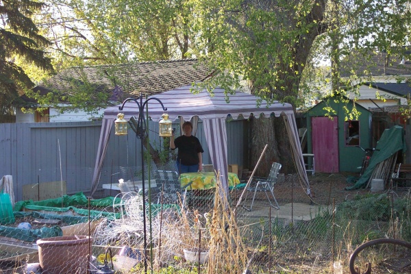May 17, 2004 - The first beer tent on the block.  It must be summer!