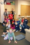 July 2004 - These summer visitors to the Strathcona County Library were eager to learn about how worms can eat your garbage.
