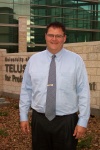 Mark Norris,  Alberta's Minister of Economic Development, at the TEC Edmonton Launch on October 14th, 2004.  Mark was just leaving in his vehicle when he graciously agreed to pose for this photo in front of the Telus Professional Development Centre on the U of A campus where TEC Edmonton was making its debut.