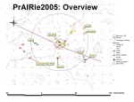 Starting August 10, 2005, Environment Canada will undertake a study gathering data on air pollution over the Edmonton area.  It's called PrAIRie 2005.  Each day, planes will fly in a grid pattern.  Also, lasers from Lidar trucks dubbed RASCAL and CRUISER will shoot into the air collect the signatures of various chemicals in the air. Click twice on the map to zoom in.