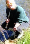 My first cutthroat trout.  Joyce River on the eastern slopes is a catch and release stream.
